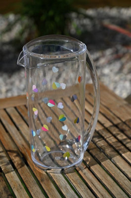 Beau and Elliot Mini Confetti Decorated Plastic Pitcher 2 litres