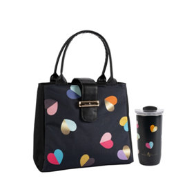 Beau & Elliot Emily Luxury Insulated Lunch Bag & 350ml S/Steel Travel Mug