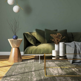 Beau Forest Green Rug Rug 120x170cm for the