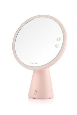Beautifly Smart Moon BT Speaker Digital Makeup Mirror Silver