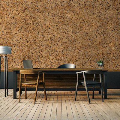 Beautiful Cork Wall Panels - Black - 1 Pack - 1.98m2 - 600x300x3mm - 3
