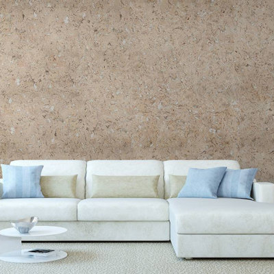 Beautiful Cork Wall Panels - Cream - 1 Pack - 1.98m2 - 600x300x3mm - 3