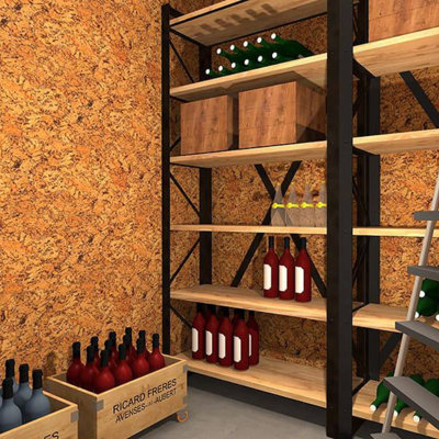 Beautiful Cork Wall Panels - Natural - 1 Pack - 1.98m2 - 600x300x3mm - 3