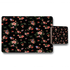 Beautiful Pink Flowers (Placemat & Coaster Set) / Default Title