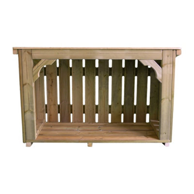 Beautiful Quality Wood Store - Small Log Store - Log Store ...