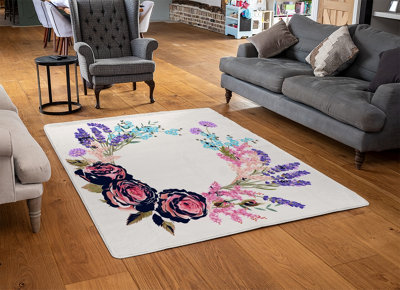 Beautiful Reath Special Soft Home Rug