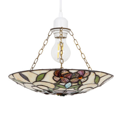 Tiffany ceiling on sale lamp shade