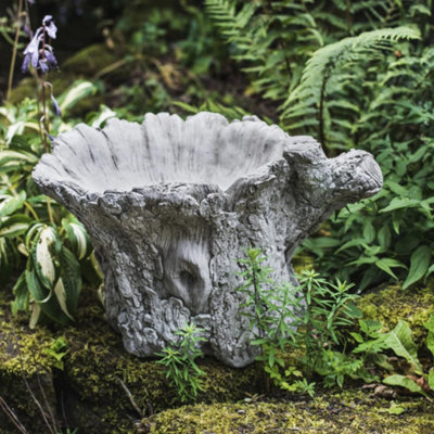 Beautiful Tree Trunk shaped Birdbath