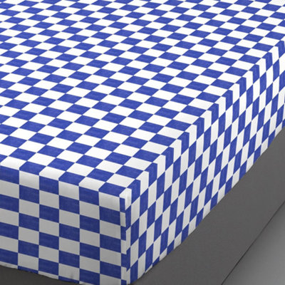 Beckett Stripe Easy Care 25cm Fitted Bed Sheet