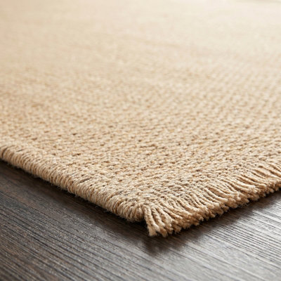 Becki Owens x Livabliss Natural Fiber Camel Jute Kimi Area Rug 120 x ...