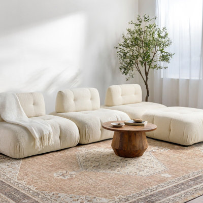 Becki Owens x Livabliss Vintage Oriental Boho Cinnamon Lila Area Rug ...
