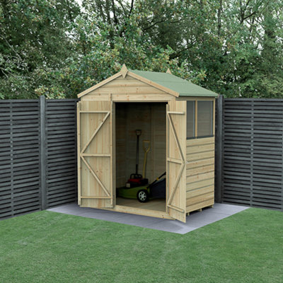 Beckwood 6x4 Apex Shed - 2 Windows