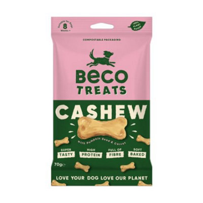 Beco Dog Treats Cashew With Pumpkin Seed & Coconut 70g (Pack of 10)