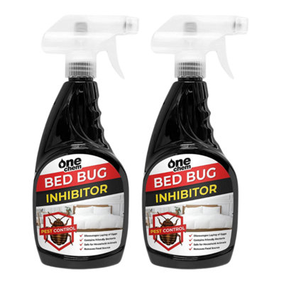Bed Bug Spray 2 x 500ml Bottles, Pet Safe & Fast-Acting Insect Killer ...