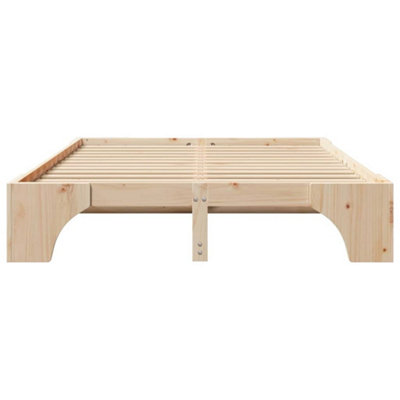 Bed Frame Solid Pine Wood 160 x 200 cm Solid pine wood