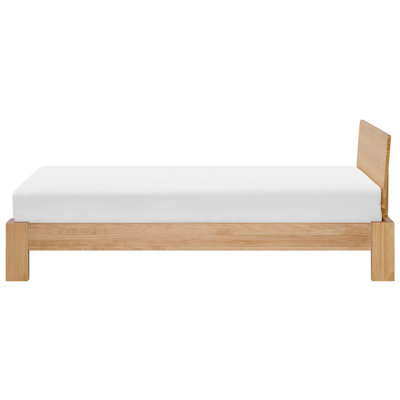 Bed Pine Wood ROYAN 90 x 200 cm (EU Single) Light Brown