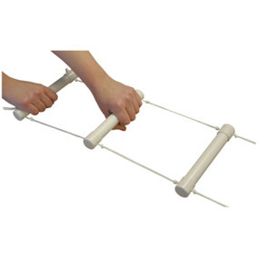 Bed Rope Ladder - Disability Sit Upright Aid - Secures to Bed Legs - 127kg Limit