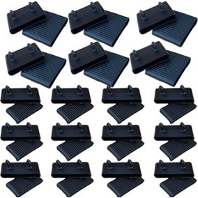 Bed Slat Holder Kits Bundle of 36, 24 End Bed Slat holders, 12 Centre Bed Slat Holders - Suitable for Single Double King Queen Siz