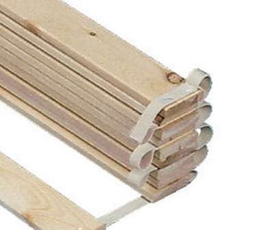 Bed Slats for Kingsize Bed 160 cm wide in Pine