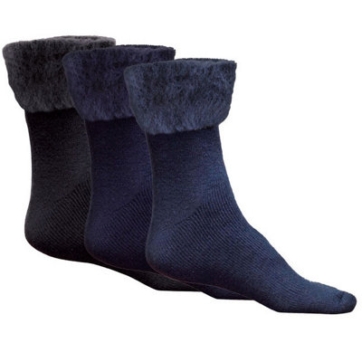 Bed Socks (Set of 3 Pairs) Gents