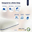 Bedbric Cooling Gel Infused Orthopedic Memory Foam Pillow for Neck Pain for Side, Stomach and Back Pack of 6
