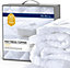 Bedbric White Quilted Microfiber Mattress Topper All Sizes