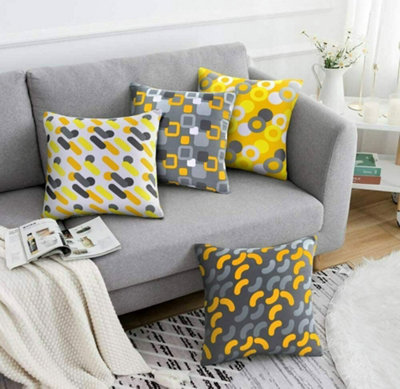 Washable zippered throw pillow covers sale