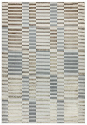 BeddingMill Modern Rug, 8mm Pile, Geometric, Striped Rug for LivingRoom, Stain-Resistant DiningRoom Rug, Anti-Shed Abstract Rug