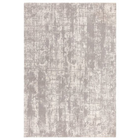 BeddingMill Modern Rug, Anti-Shed Abstract Bedroom LivingRoom Rug , Luxurious Stain-Resistant Rug for DiningRoom, 11mm Grey Rug