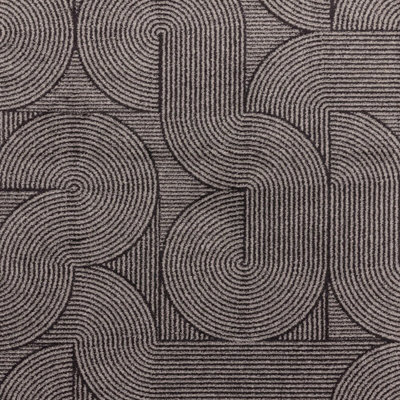BeddingMill Modern Rug, Funky Bedroom Rug, Stain Resistant Abstract DiningRoom Rug, Easy to Clean Geometric Rug, 9mm Charcoal Rug