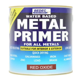 Bedec All Metals Primer - Red Oxide Paint 2.5 Litre
