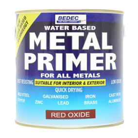 Bedec All Metals Primer - Red Oxide Paint 750ml