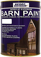 Bedec Barn Paint Semi-Gloss Light Grey - 5L