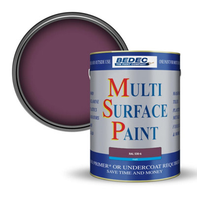 Bedec Multi Surface Paint Matt RAL 530-6 5L