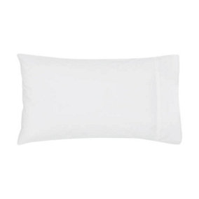 Bedeck of Belfast 300 Thread Count Standard Pillowcase White