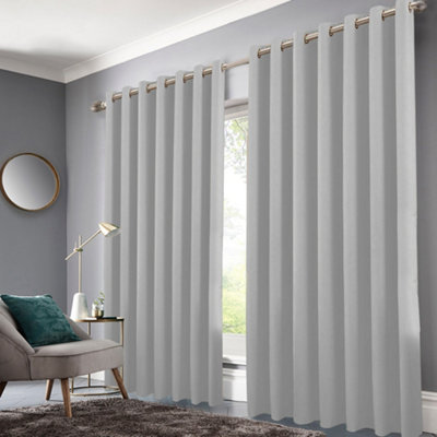 Light Gray Blackout Curtains