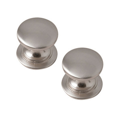 Bedroom Kit Brushed Nickel Windsor Knob (Pack of 2)
