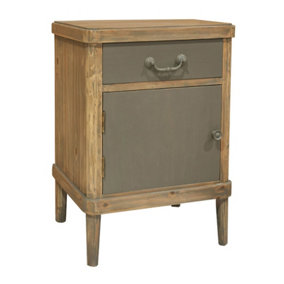 Bedside Table - Wooden - L35 x W45 x H65 cm
