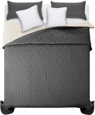 BEDSPREAD TUTUMI DIAMANTE GREY 220X240