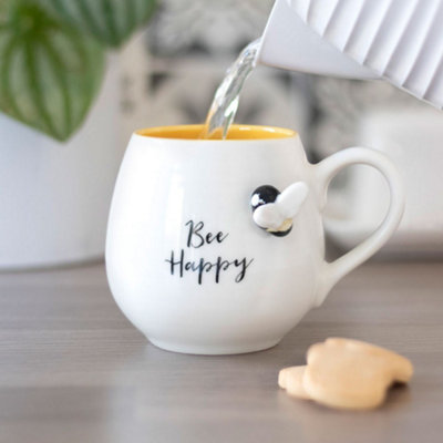 RQEVSNVK 400ml Bee Mug Cute 3D Relief Ceramic Cup Creative Kitchen Office  Coffee Milk Tea Cup with C…See more RQEVSNVK 400ml Bee Mug Cute 3D Relief