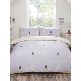 Bee Kind Single Duvet Cover and Pillowcase Set