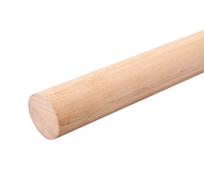 10-100cm wood dowel natural round beech