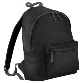 Beechfield Childrens Junior Fashion Backpack Bags / Rucksack / School Black (One Size)