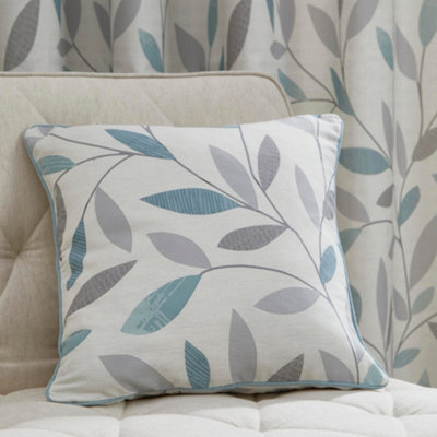 Beechwood Classic Leaf Trail Print 100% Cotton Filled Cushion