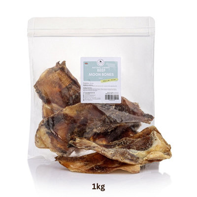 Beef Moon Bones (1kg) 100% Air-Dried Beef Treats for Dogs