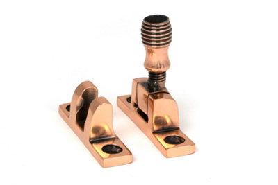 Beehive Brighton Fastener - Narrow (Square) - Polished Bronze