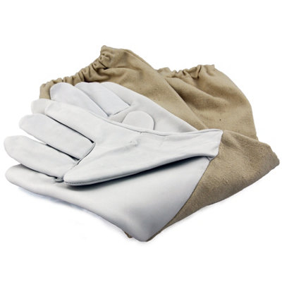 Beekeepers Bee Gloves Quality Large Leather New Beekeeping - 7
