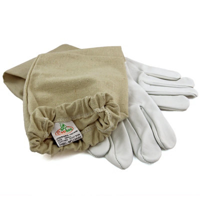 Beekeepers Bee Gloves Quality Large Leather New Beekeeping - 8