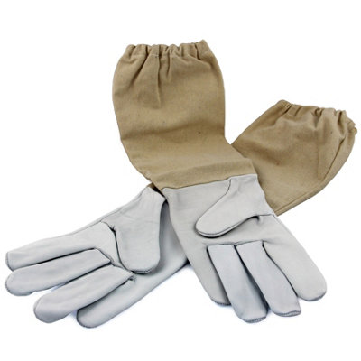 Beekeepers Bee Medium Gloves Leather New Beekeeping - 4