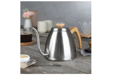 Gooseneck kettle discount with thermometer